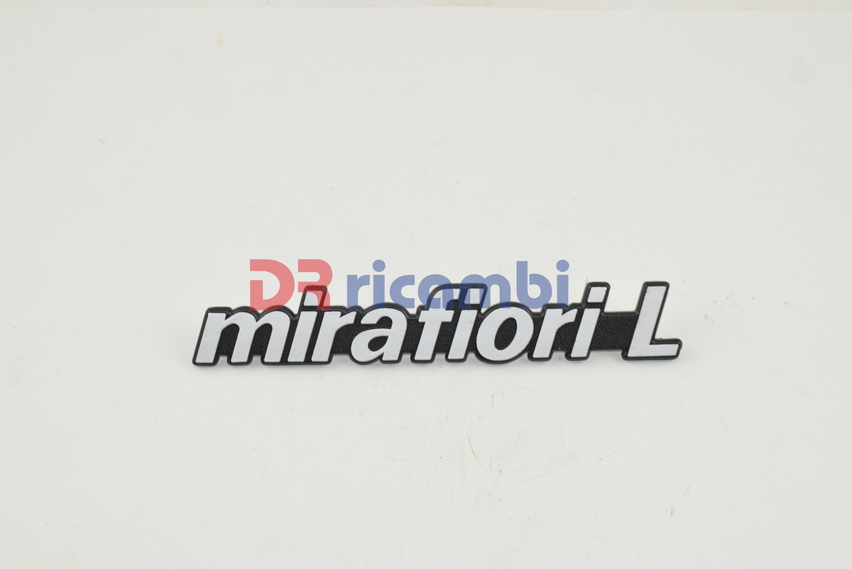 LOGO FREGIO SIGLA MODELLO IN METALLO  FIAT &quot; MIRAFIORI L &quot; DR0866