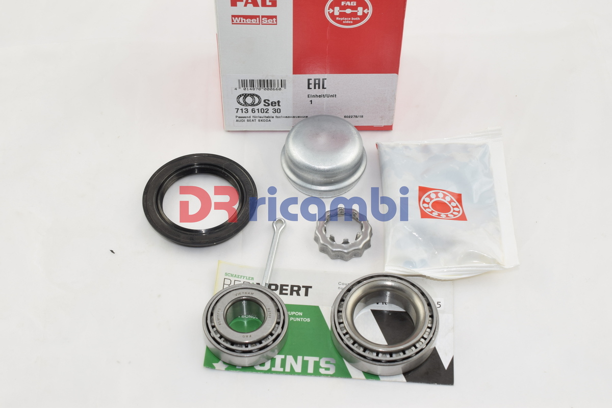 KIT CUSCINETTO RUOTA POSTERIORE AUDI FORD FIESTA  SEAT FAG 713610230 VKBA529