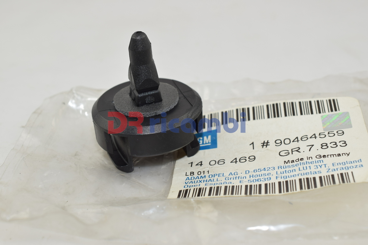 STAFFA FISSAGGIO CLIP PARAURTI POSTERIORE OPEL CORSA C VECTRA B OPEL 1406469