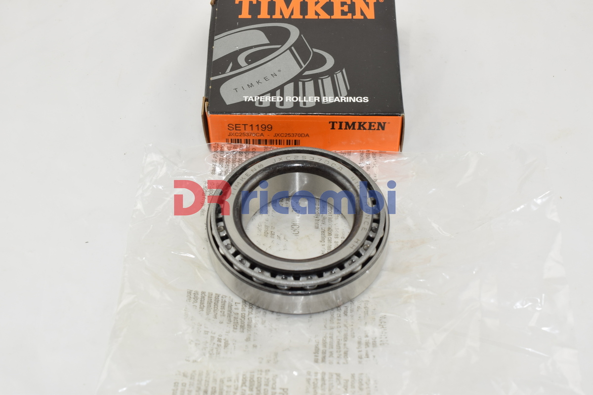 CUSCINETTO A RULLI CONICI RUOTA PER IVECO TIMKEN JXC25370CA/JXC25370DA 45x75x20