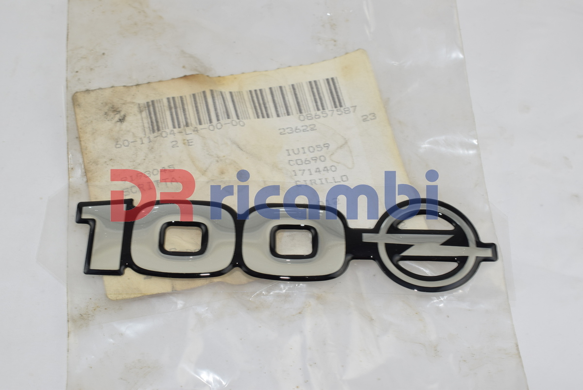 LOGO FREGIO SIGLA MODELLO OPEL &quot; 100 &quot; OPEL 171440 - 9193045