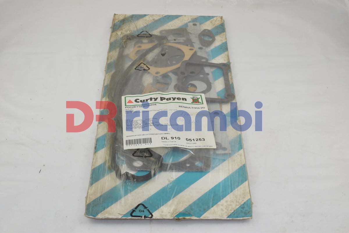 SERIE GUARNIZIONI TESTATA RENAULT R 9 11 SUPER 5 VOLVO 340 - PAYEN DL910