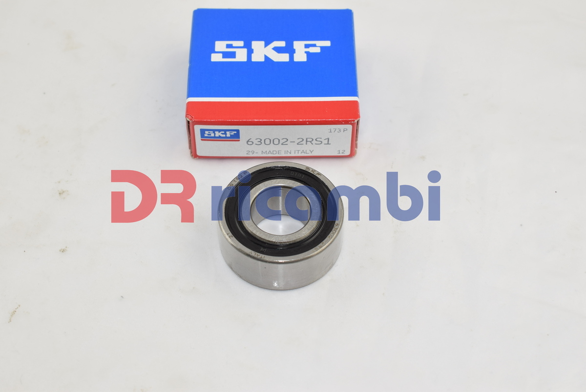 CUSCINETTO RADIALE SIGILLATO A UNA CORONA DI SFERE SKF 63002-2RS1 - D. 15x32x13