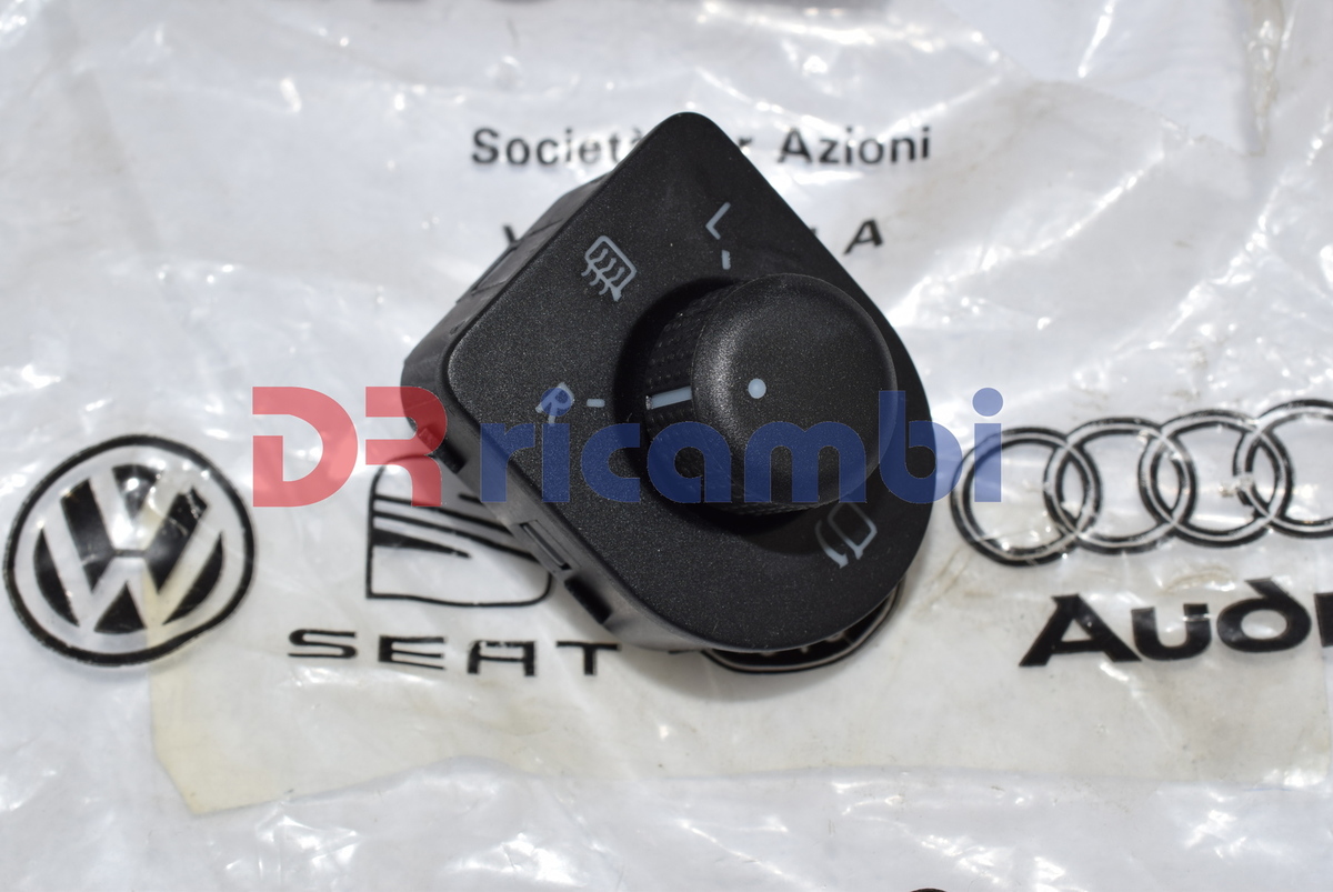 INTERRUTTORE NERO REGOLAZIONE SPECCHIO VW GOLF IV - AUDI-VOLKSWAGEN 1J1959565E