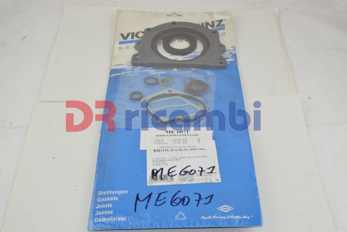 SERIE GUARNIZIONI MONOBLOCCO MERCEDES-BENZ CLASSE A - VICTOR REINZ 08-35386-01