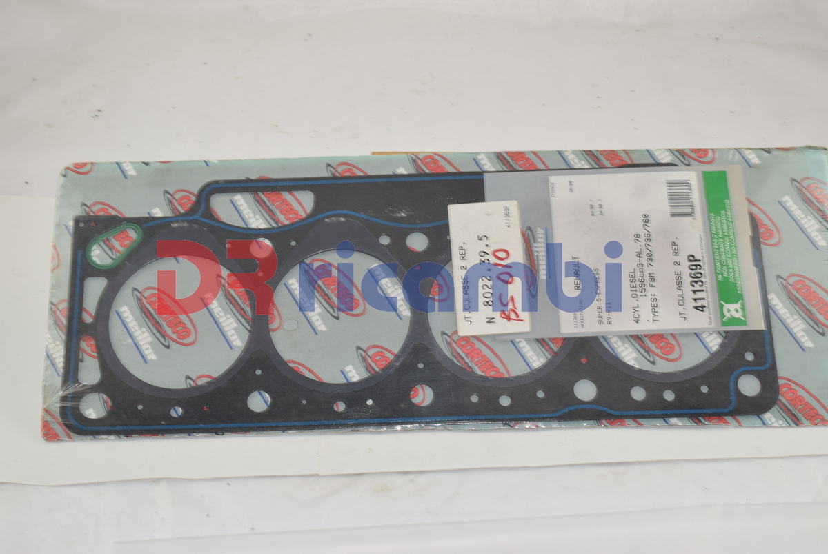 GUARNIZIONE TESTATA RENAULT R 9 11 SUPER 5 - CORTECO 411369P