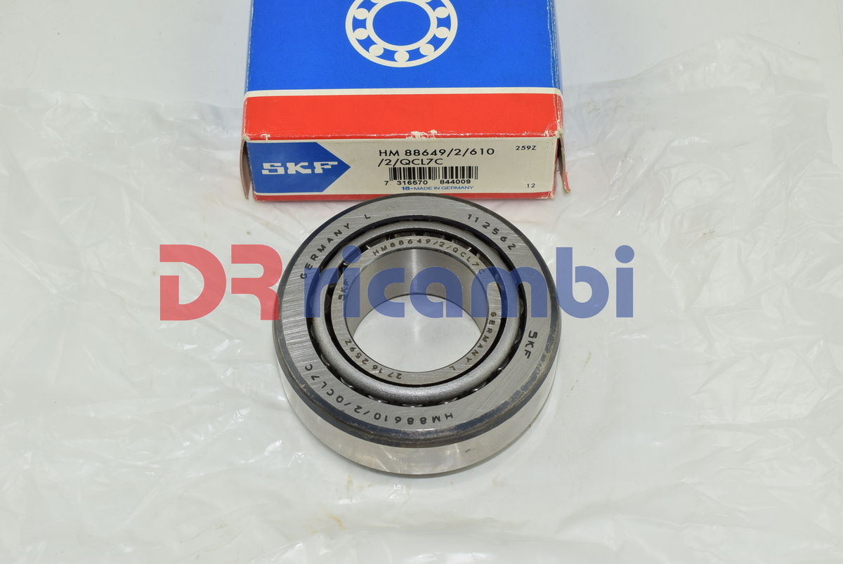 CUSCINETTO DIFFERENZIALE LAND ROVER SKF HM88649/2/610/2QCL7C D. 34.93x72.23x25.8