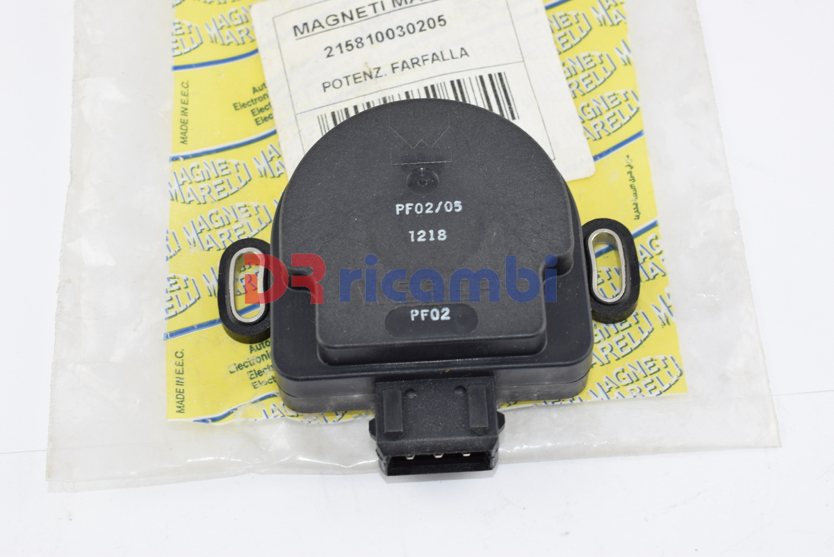 POTENZIOMETRO SENSORE ANGOLO FARFALLA FIAT CROMA LANCIA THEMA  PF02 215810030205