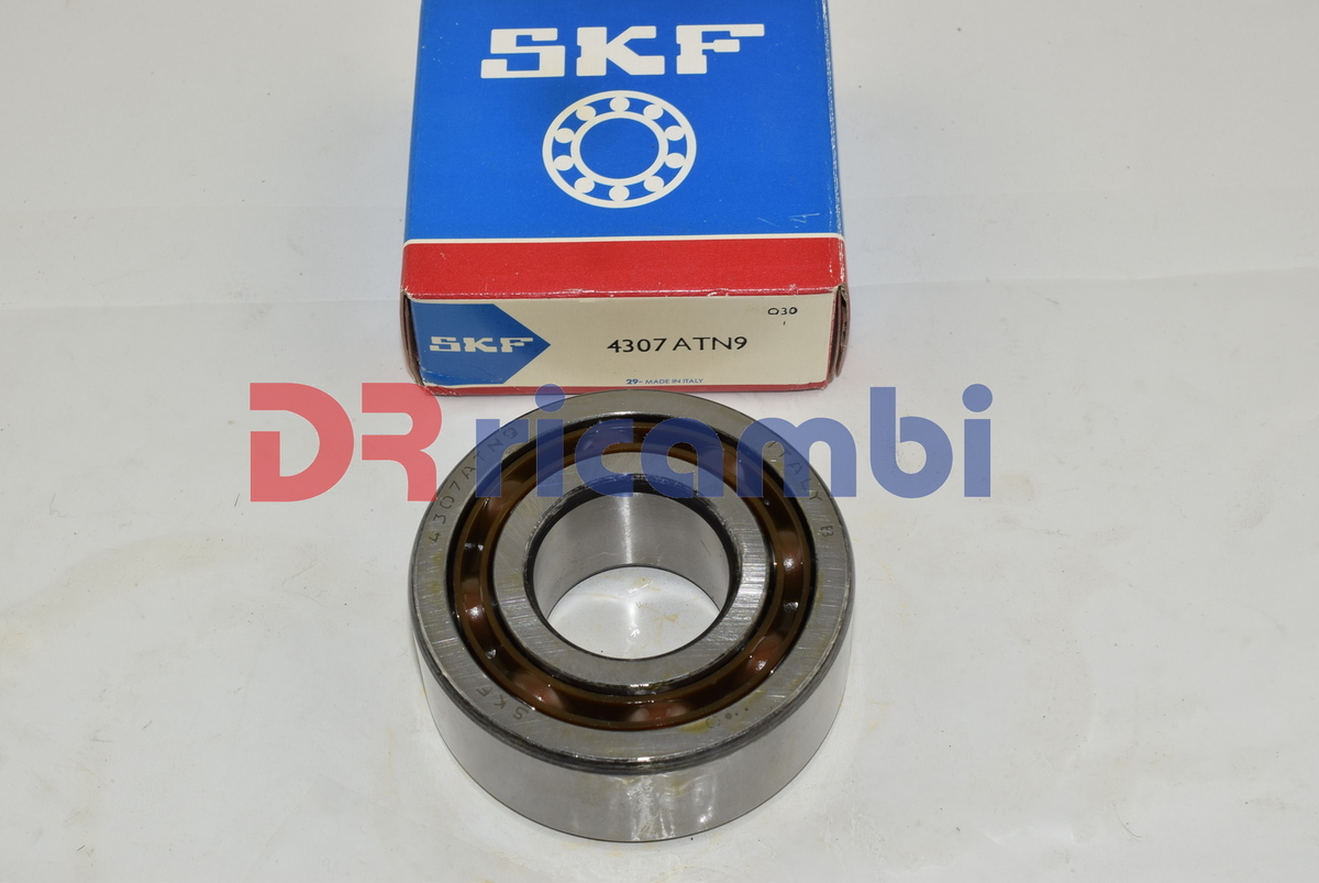 CUSCINETTO A DUE FILE DI SFERE GABBIA IN POLIAMMIDE SKF 4307 ATN9 - D.  35x80x31