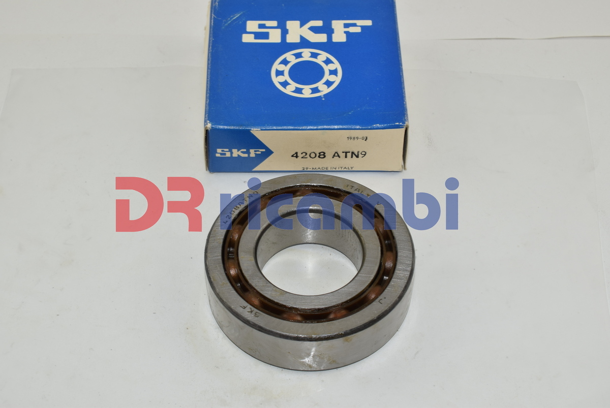 CUSCINETTO A DUE FILE DI SFERE GABBIA IN POLIAMMIDE SKF 4208ATN9 - D. 40x80x23 