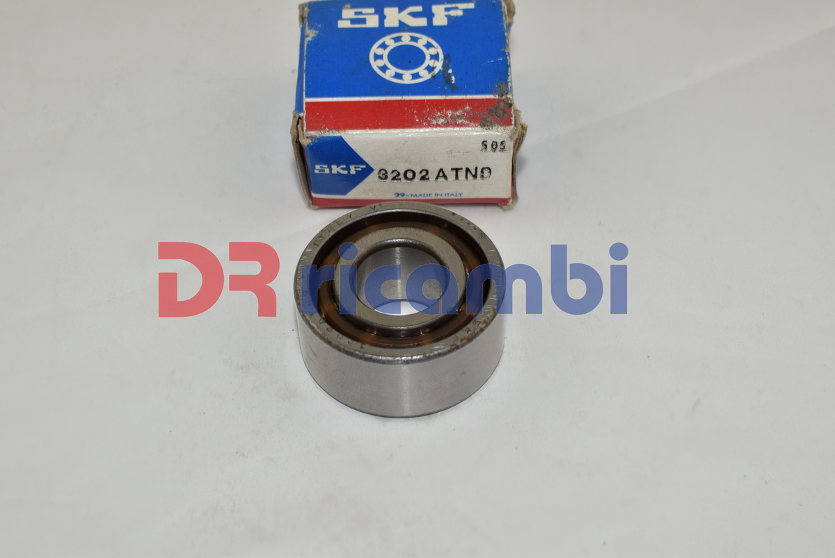 CUSCINETTO A DUE CORONE DI SFERE GABBIA IN POLIAMMIDE SKF 3202ATN9 D. 15x35x15.9