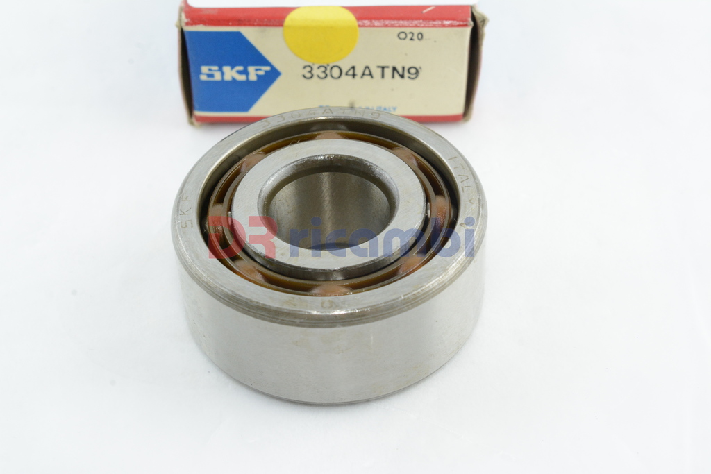 CUSCINETTO RIGIDO A DUE CORONE DI SFERE SKF 3304ATN9 - D. 20x52x22.2