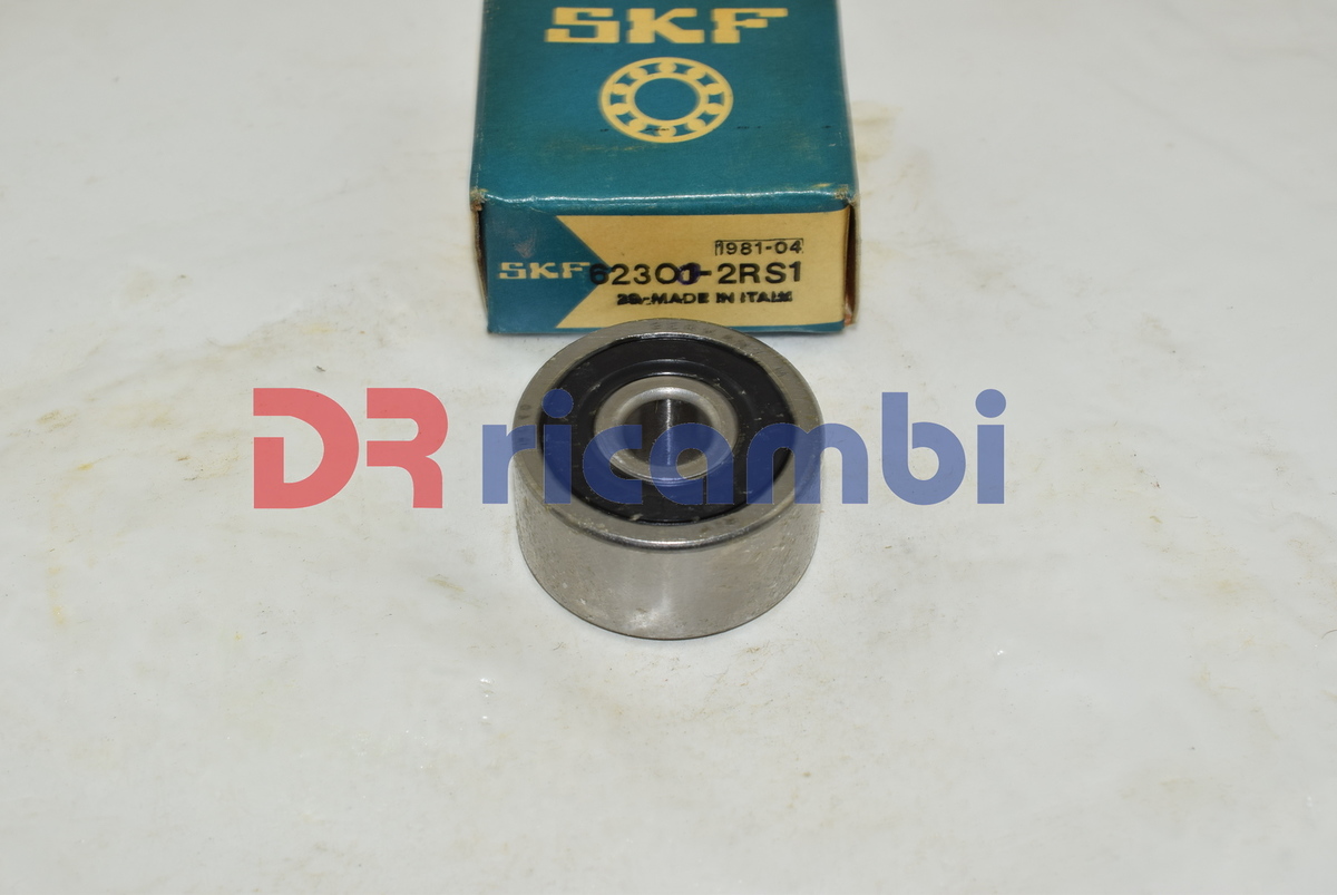 CUSCINETTO RIGIDO A UNA CORONA DI SFERE SIGILLATO SKF 62300-2RS1 - D. 10x35x17