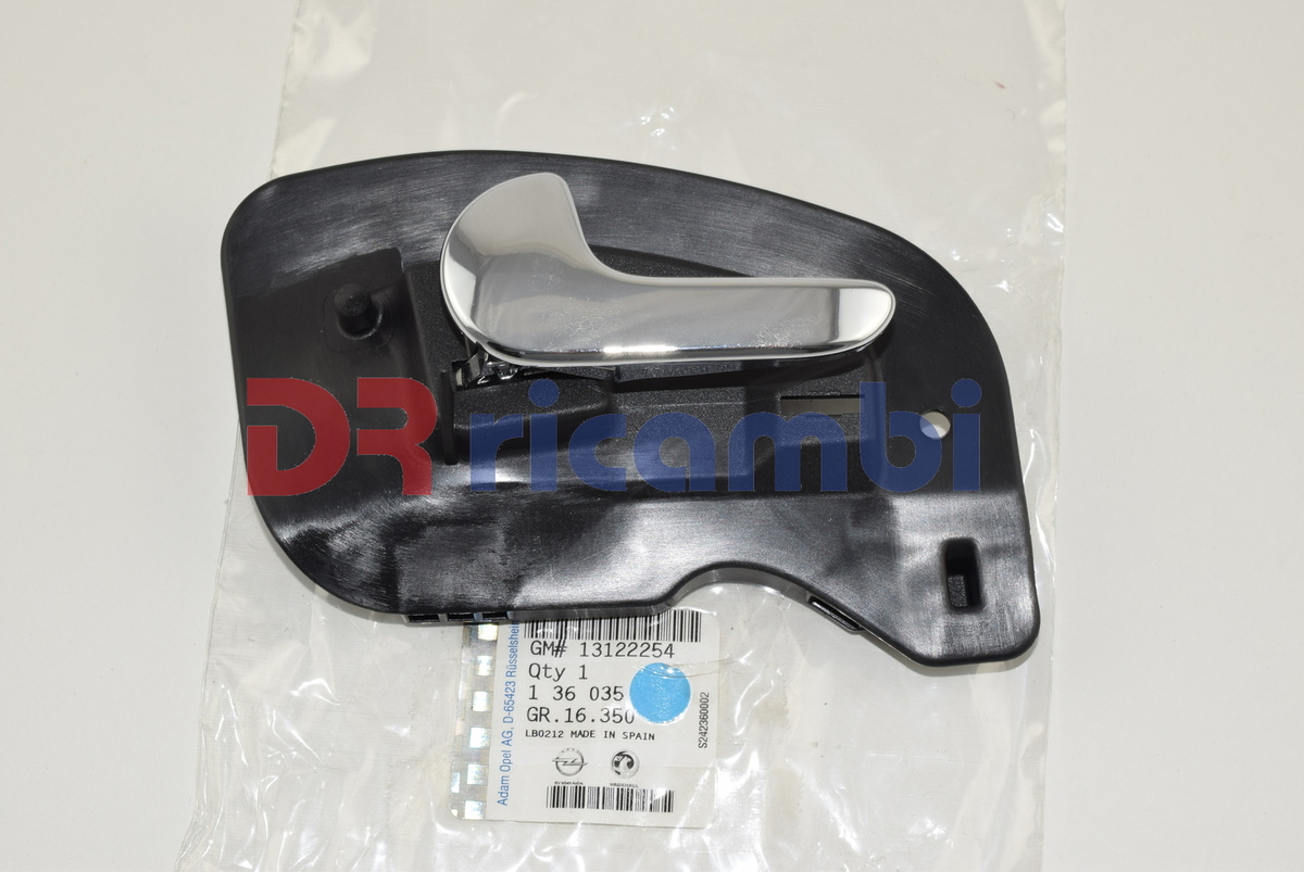 MANIGLIA INTERNA ANTERIORE SINISTRA OPEL CORSA C OPEL 136035 - GM 13122254