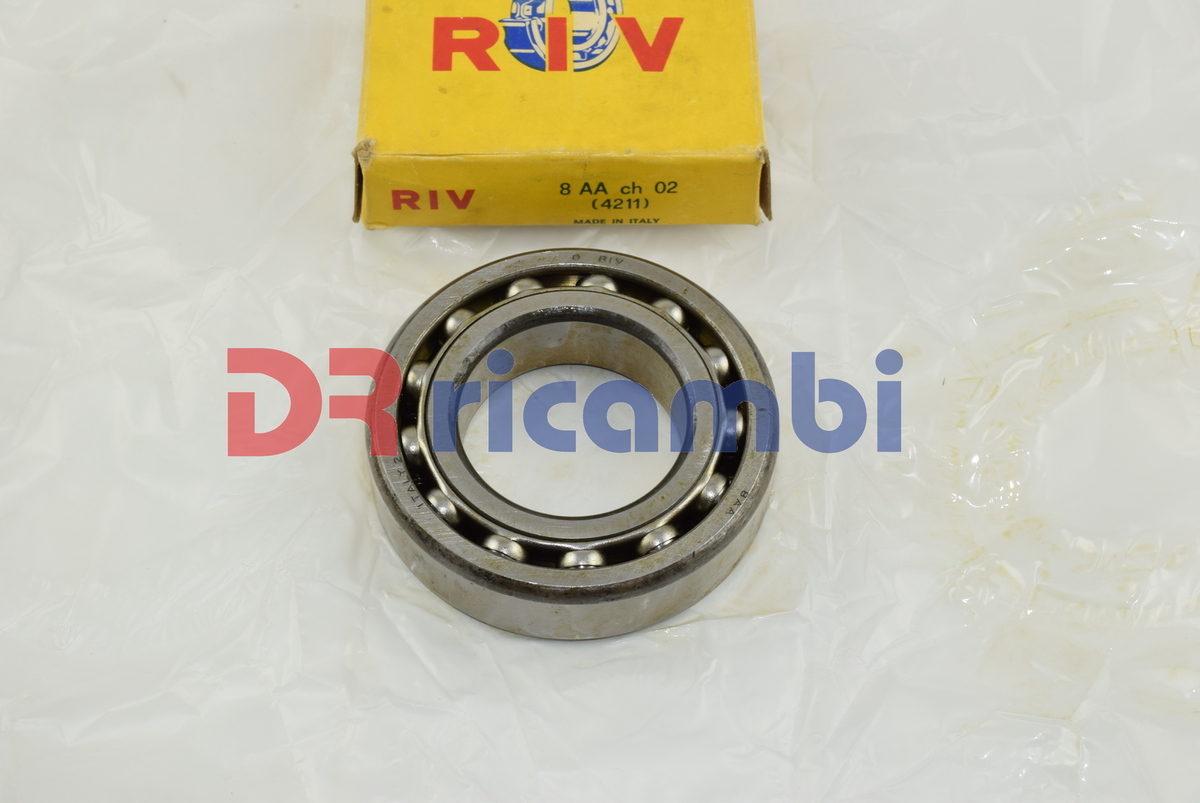 CUSCINETTO RIGIDO A DUE FILE DI SFERE RIV 8AA SKF 4211 - D. 55x100x25