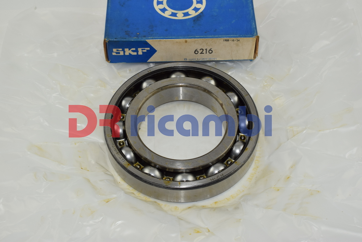 CUSCINETTO RIGIDO A UNA CORONA DI SFERE SKF 6216 - D. 80x140x26