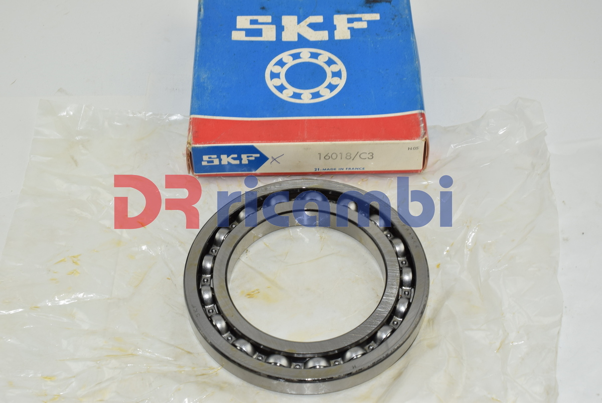 CUSCINETTO RIGIDO A SFERE CAMBIO FIAT 682 SKF 16018/C3  - D. 90x140x16