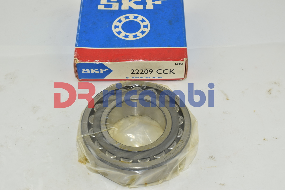 CUSCINETTO A RULLI ORIENTABILE SKF 22209 CCK - D. 45x85x23