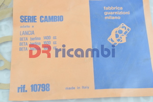 [10798] KIT GUARNIZIONI SERIE CAMBIO LANCIA BETA 1.4  1.6  1.8 GUARNIZIONI MILANO 10798