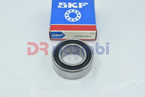 [63005-2RS1] CUSCINETTO A SFERE RADIALE RIGIDO CHIUSO AMBO I LATI SKF 63005-2RS1 D. 25x47x16