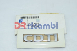 [93182919] LOGO SCRITTA EMBLEMA STEMMA &quot; CDTI &quot; OPEL ASTRA H ZAFIRA B VECTRA C - 93182919