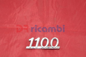 [DR0011] FREGIO SCRITTA IN METALLO FIAT 1100 - DR RICAMBI DR0011