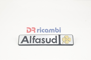 [DR0180] LOGO FREGIO SIGLA MODELLO ALFA ROMEO ALFASUD QUADRIFOGLIO ORO DR0180