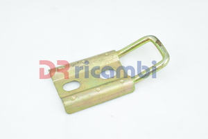 [37/22] PIASTRINA FISSAGGIO ARRESTO GANCIO COFANO POST PER FIAT 1100R 128 I - DR 37/22