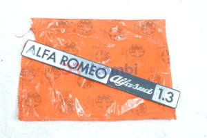 [DR1619] LOGO FREGIO SCRITTA TARGHETTA POSTERIORE ALFA ROMEO ALFASUD 1.3 - DR1619