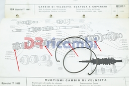 [4155829] MOLLA  DI SPINTA SINCRONIZZATORE CAMBIO FIAT 124 SPORT - CAMPAGNOLA FIAT 4155829