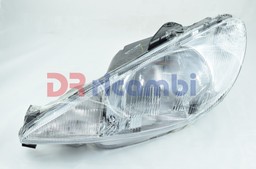 [550-1120L-LD-EM/1] FARO FANALE PROIETTORE SINGOLO SINISTRO PER PEUGEOT 206 - DEPO 550-1120L-LD-EM/1