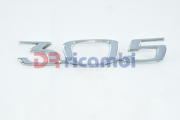 [797513] SCRITTA LOGO FREGIO CROMATO SIGLA ' 305 ' PEUGEOT 305 - PEUGEOT 797513