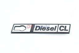 [DR2028] SCRITTA LOGO SIGLA FREGIO &quot;DIESEL CL&quot; LATERALE DX FIAT RITMO 1.7 D  DR2028