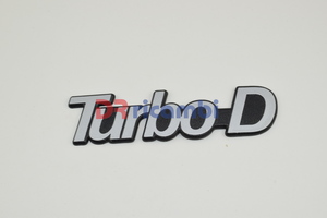 [DR0431] LOGO FREGIO SIGLA MODELLO FIAT &quot; TURBO D &quot; DR0431