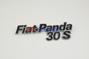 [DR0443] LOGO FREGIO SIGLA MODELLO &quot; FIAT PANDA 30 S &quot; DR0443