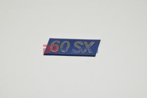 [DR0456] LOGO FREGIO SIGLA MODELLO &quot; 60 SX &quot; LATERALE FIAT UNO - DR0456 - FIAT 7704274