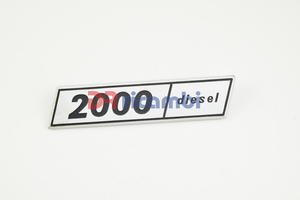 [DR0481] LOGO FREGIO SIGLA MODELLO FIAT &quot; 2000 DIESEL &quot; DR0481