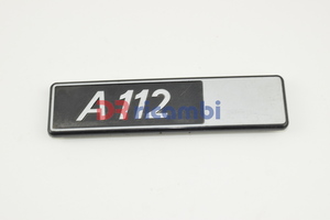 [DR0482] LOGO FREGIO SIGLA MODELLO AUTOBIANCHI &quot; A 112 &quot; DR0482