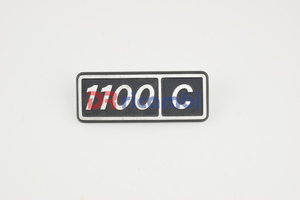 [DR0489] LOGO FREGIO SCRITTO SIGLA MODELLO FIAT &quot; 1100 C &quot;- DR0489