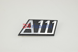 [DR0585] LOGO FREGIO SIGLA MODELLO AUTOBIANCHI &quot; A111 &quot; DR0585