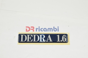 [DR0596] LOGO FREGIO SIGLA MODELLO LANCIA &quot; DEDRA 1.6 &quot; DR0596