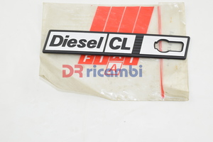 [4459912] LOGO FREGIO SIGLA MODELLO FIAT &quot; DIESEL CL &quot; SINISTRO FIAT 4459912