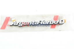 [5978540] SIGLA MODELLO ' Argenta Turbo D ' COFANO POSTERIORE FIAT ARGENTA TD FIAT 5978540