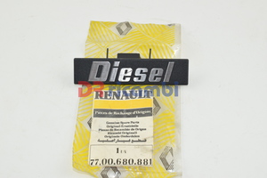 [7700680881] LOGO FREGIO SIGLA MODELLO RENAULT &quot; DIESEL &quot; RENAULT 7700680881