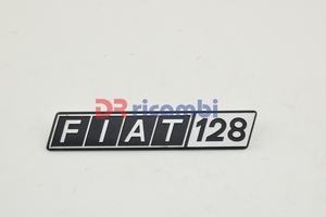 [DR0762] LOGO FREGIO SIGLA MODELLO &quot; FIAT 128 &quot; DR0762