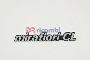 [DR0865] LOGO FREGIO SIGLA MODELLO &quot;MIRAFIORI CL &quot; IN PLASTICA DR0865