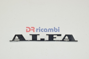 [DR0883] LOGO FREGIO SIGLA MODELLO ALFA ROMEO ALFETTA GT GTV &quot; ALFA &quot; DR0883