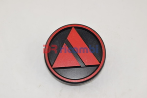 [DR0960] LOGO FREGIO SIGLA MODELLO COPPA COPRIMOZZO &quot; AUTOBIANCHI ROSSO &quot; ROTTO DR0960