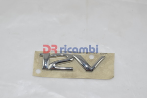 [DR1002] LOGO FREGIO SIGLA MODELLO OPEL &quot; 12V &quot; DR1002